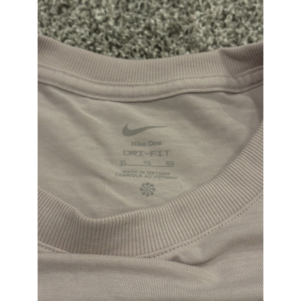 New Nike Women's One Relaxed‎ Dri-FIT Tank Top Mauve Size XL Lightweight Shirt - Picture 5 of 9